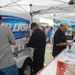 OCPF members pouring beer at Springfest 2009