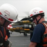 OCMD Paramedics Special Operations in front of Helicopter