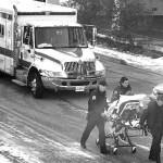 Black & White Photo of OCMD Paramedics Working