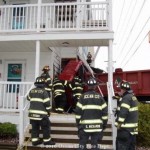 Ocean City Firefighters Entering a House