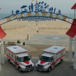 Ocean City Ambulances on the Boardwalk