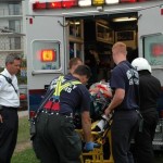 OCMD Paramedics Loading Patient into Ambulance