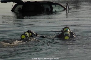 Ocean City Paramedics Dive Team in Water