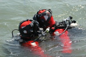 OCMD Paramedics Searching the Water